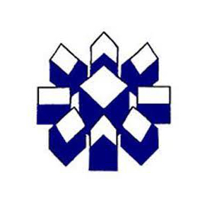 Logo du Centre Communautaire Notre-Dame-de-Grâce qui est représenté par une étoile géométrique segmentée en blanc et bleu royal.